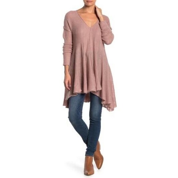 Free People Sweaters - Free People Dancing in the Forest Sweater Pink NWT
